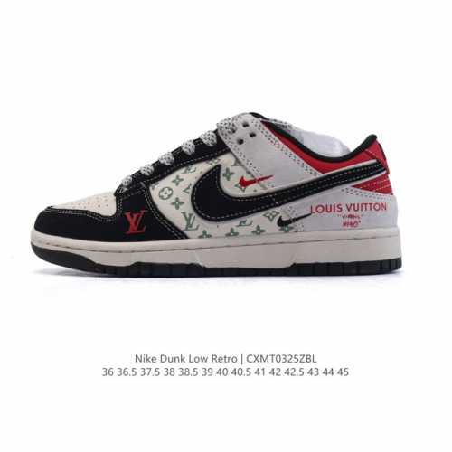 200 【真标】耐克 Nike Dunk Low Retro 运动鞋复古板鞋，作为 80 年代经典篮球鞋款，起初专为硬木球场打造，后来成为席卷街头的时尚标杆，现
