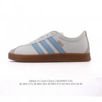阿迪达斯 Adidas Vl Court Classic Shoes 运动休闲板鞋德训鞋 T头鞋 这款Adidas经典运动鞋，以经典造型塑就百搭风格。灵感源自A