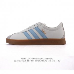 阿迪达斯 Adidas Vl Court Classic Shoes 运动休闲板鞋德训鞋 T头鞋 这款Adidas经典运动鞋，以经典造型塑就百搭风格。灵感源自A