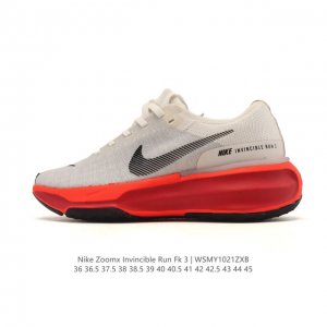 真标 耐克 Nike Zoomx Invincible Run Fk 3 机能风格运动鞋 厚底增高老爹鞋，最新一代的Invincible 第三代来了！首先鞋面采