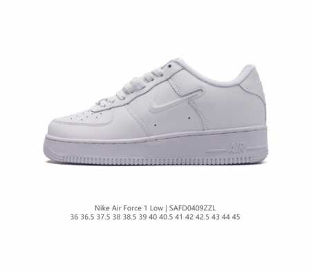 耐克 Nike Air Force 1 '07 Low 空军一号含气垫 低帮百搭厚底增高休闲运动板鞋。柔软、弹性十足的缓震性能和出色的中底设计，横跨复古与现代的 - 点击图像关闭