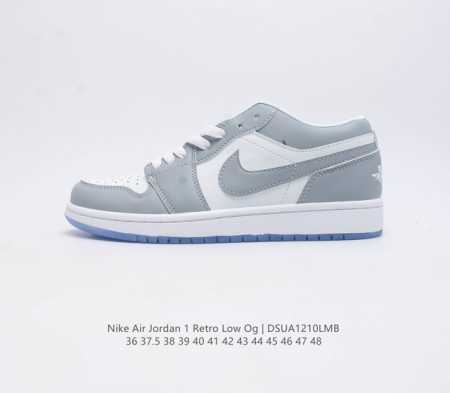 二层皮耐克 乔丹air Jordan 1 Low Aj1 乔1 乔丹1代 低帮板鞋复古文化休闲运动篮球鞋 从1985 年面世的元年款汲取设计灵感 采用简洁大方的 - 点击图像关闭
