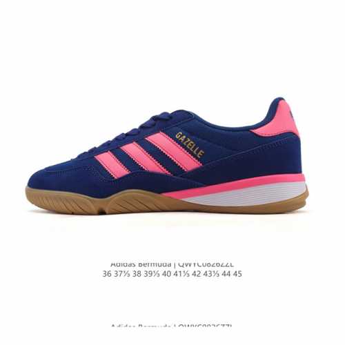 阿迪达斯 Adidas 德训鞋系列 清新 马卡龙 造型！阿迪达斯全新三叶草 Bermuda 运动板鞋悄悄上架！近期，Adidas Originals Bermu
