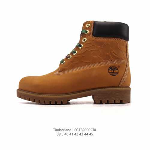公司级 Timberland添柏岚靴子天伯伦高帮马丁靴 踢不烂经典大黄靴 防水面料 高帮靴 马丁靴 户外休闲潮流系列 搭配防臭防腐真皮乳胶鞋垫，给您完美的穿着体