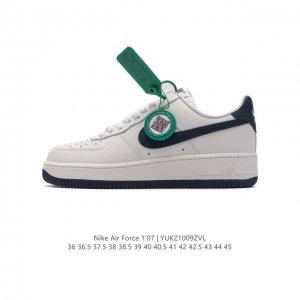 公司级 附赠送logo清洁刷 Af1耐克 Nike Air Force 1 ‘07 Low 空军一号 厚底增高百搭休闲运动板鞋 原楦头原纸板 打造纯正空军版型，