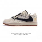 公司级 真标 耐克 Nike Air Jordan 1 Low Og Sp Military Blue Aj1乔1倒勾 2025年新款 蛇年新款 解构绑带 双鞋