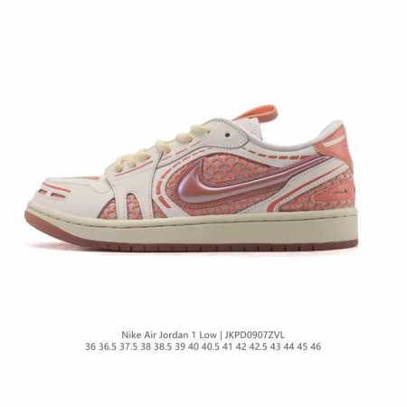 耐克 乔丹Air Jordan 1 Low Aj1 乔1 乔丹1代Aj1 低帮复古文化休闲运动篮球鞋。该鞋款从 1985 年元年款汲取设计灵感，焕新演绎简约经典 - 点击图像关闭