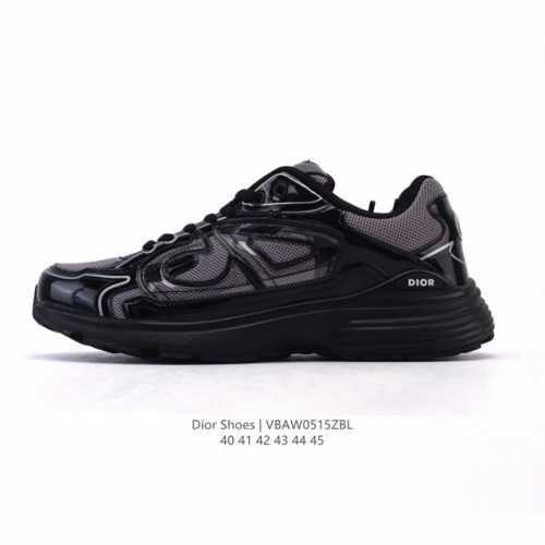 公司级 Dior迪奥 男鞋 D-Connect 氯丁橡胶运动鞋 厚底增高老爹鞋 外贸平台专供 官方19Ss走秀款 采用透明橡胶镶片设计 高弹力透气针织面 鞋带饰
