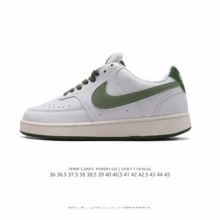 耐克Nike Court Vision Low 校园风低帮复古篮球板鞋男女运动鞋。延续 年代复古篮球鞋，添加学院风细节。皮革组合鞋面，利落风格，重现复古篮球风范 - 点击图像关闭