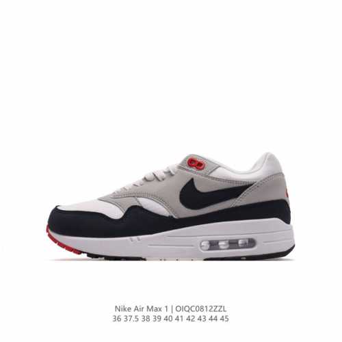 耐克 Nike Air Max 1 男女子运动鞋厚底增高气垫老爹板鞋 从法国建筑中汲取的设计灵感，兼具运动风范和时尚格调，是此系列起初搭载 Air 的鞋款。疾速