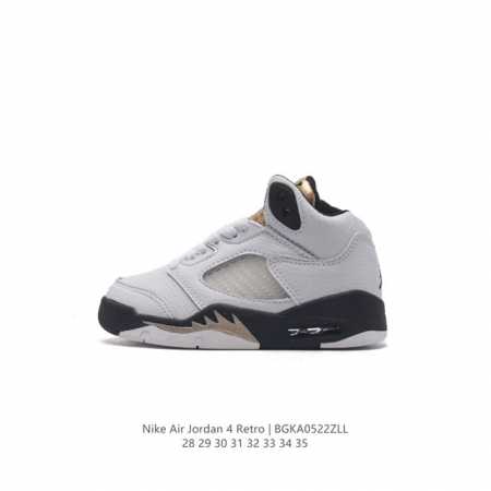 童鞋 耐克 Nike Air Jordan 5 Retro 中帮 乔丹之子 Aj5 乔丹5代 Aj5 乔5 乔丹5 中邦 乔丹篮球运动鞋 儿童复古休闲文化篮球鞋 - 点击图像关闭