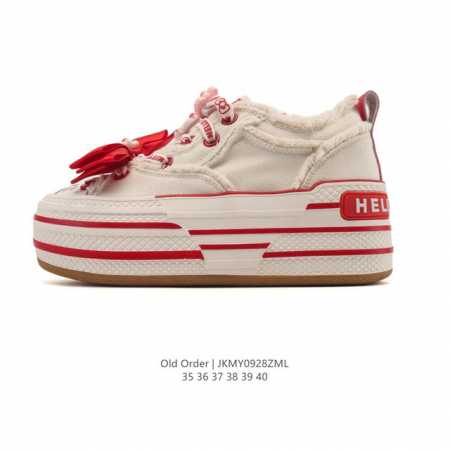 新品 Old Order Canvas-003 云朵增高牛仔 帆布鞋 男女同款运动板鞋 Afgkold Order｜联名Canvas 大头帆布鞋。此款牛仔帆布鞋 - 点击图像关闭