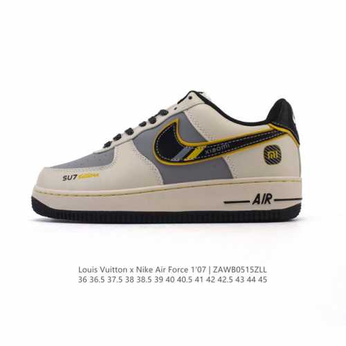 耐克 Nike Air Force 1 '07 Low 2025新年新款 蛇年限定 空军一号含气垫 小白鞋 低帮百搭厚底增高休闲运动板鞋 柔软 弹性十足的缓震性