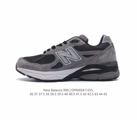 新百伦 New Balance Nb990 V3系列 高端美产990系列简约经典舒适百搭时尚复古休闲鞋缓震透气跑步鞋 该鞋款采用mcd Motion Contr - 点击图像关闭