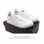 真标 亚瑟士 Onitsuka Tiger Mexico 66 Slip On 鬼冢虎复古时尚 舒适透气帆布鞋面耐磨防滑 休闲运动跑步鞋 虎底采用磨耐防橡滑胶底