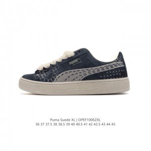 彪马puma Suede Xl 低帮复古轻便透气防滑减震休闲鞋 小白鞋 厚底增高运动板鞋 类型：男女鞋 尺码: 36-45含半码 货号：398708-01 编码