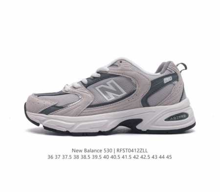 新百伦 Nb530 New Balance 530 复跑古鞋nb530这鞋双确实是nb家经复典古款式之一，以全科新技诠释，成打功造530鞋款。鞋面保在持530基 - 点击图像关闭