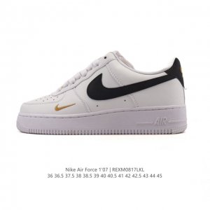 特价 耐克 Nike Air Force 1 '07 Low 空军一号含气垫 小白鞋 2025年新款 低帮百搭厚底增高休闲运动板鞋。柔软、弹性十足的缓震性能和出