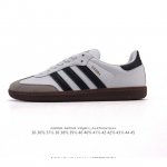 降价原价180元 真标 Adidas 阿迪达斯 男女运动鞋 三叶草Sambavegan休闲鞋 德训鞋 复古板鞋经典运动鞋 采用环保设计的焕新Adidas Sam