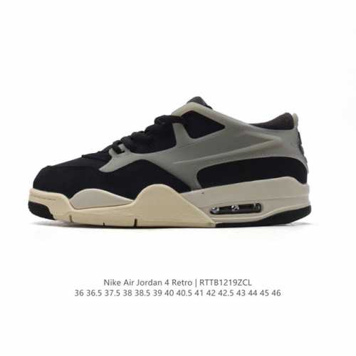 耐克 新款 Nike Air Jordan 4 Retro Og 低帮 迈克尔 乔丹aj4代乔4 复古休闲运动文化篮球鞋。秉承轻量化的速度型篮球鞋设计思想完成设