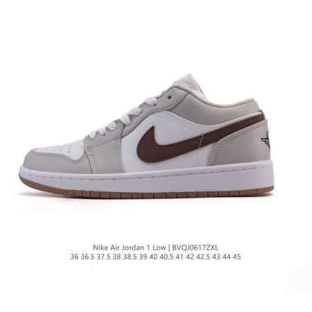 耐克 乔丹Air Jordan 1 Low Aj1 乔1 乔丹1代Aj1 低帮复古文化休闲运动篮球鞋。从1985 年面世的元年款汲取设计灵感，采用简洁大方的经典 - 点击图像关闭