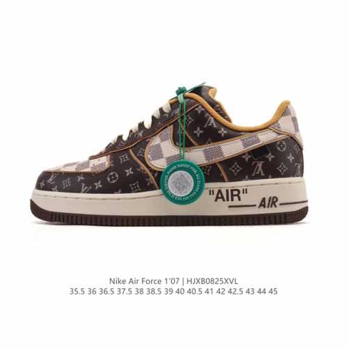 公司级 新款 Af1耐克 Nike Air Force 1 ‘07 Low 空军一号 气垫厚底增高百搭运动板鞋 原楦头原纸板 小白鞋 打造纯正空军版型，专注外贸