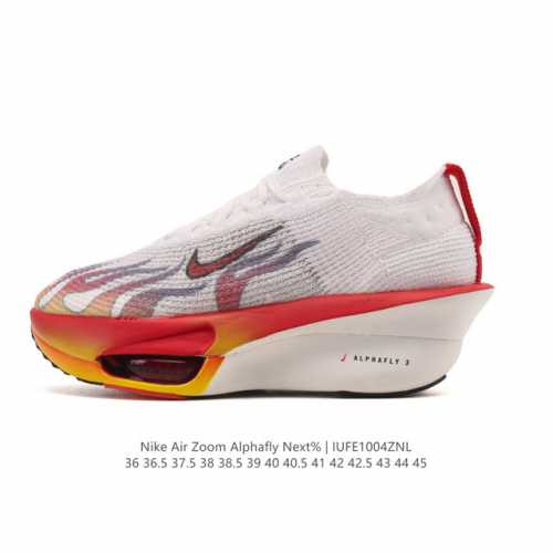 公司级 耐克 Nike Air Zoom Alphafly Next% 3代 马拉松三代 原标原盒真碳纤维 真Zoom X 气垫正确版型！鞋面采用更轻质更透气的