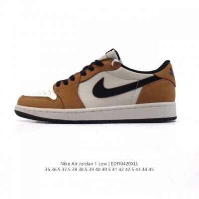 公司级 耐克 乔丹Air Jordan 1 Low Aj1 乔1 乔丹1代Aj1 低帮复古文化休闲运动篮球鞋。从1985 年面世的元年款汲取设计灵感，采用简洁大
