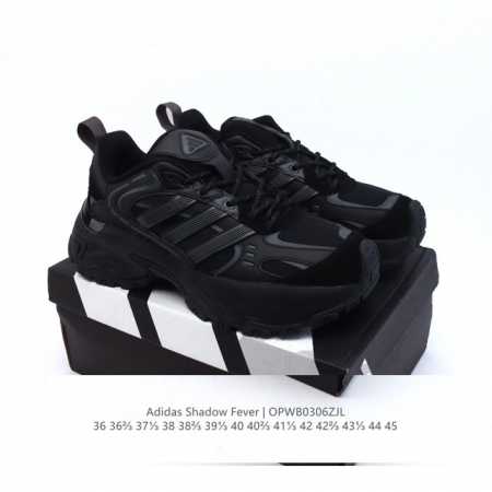 230 【新品公司级】阿迪达斯 Adidas Shadow Fever 复古减震橡胶外底跑鞋 厚底增高老爹鞋，尽显简约格调，上脚舒适更兼具防滑耐磨之特性。其秉持 - 点击图像关闭