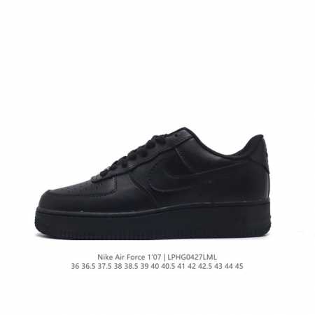 耐克 Nike Air Force 1 '07 Low 空军一号含气垫 低帮百搭厚底增高休闲运动板鞋。柔软、弹性十足的缓震性能和出色的中底设计，横跨复古与现代的 - 点击图像关闭
