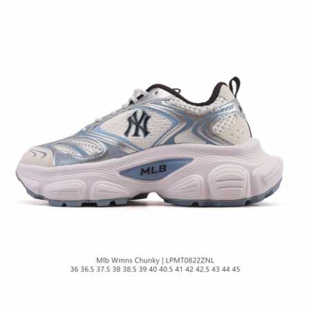 公司级 Mlb Chunky Liner Mid人气单品学长鞋系列轻量增高厚底百搭休闲运动板鞋轻便胶鞋 高级街头休閒品牌鞋。Mlb Chunky Liner 学 - 点击图像关闭