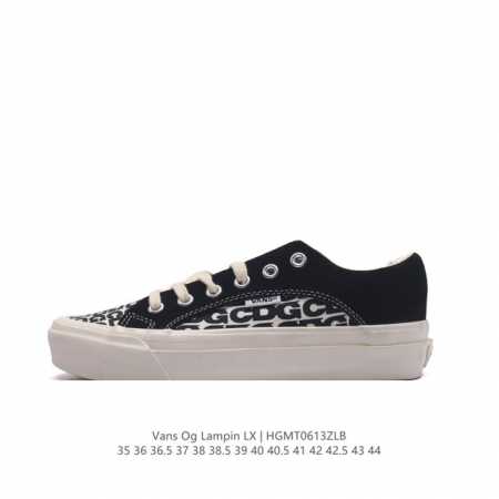 Vans 万斯 男女鞋真标硫化工艺，升级市面最为正确原装铝楦数据开发楦型，激光定点手工黏贴围条翘度最佳小众鞋型就它了，范斯vans Og Lampin Lx高端 - 点击图像关闭