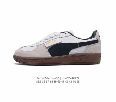 彪马puma Palermo Og 防滑耐磨低帮德训板鞋 男女同款运动鞋，Army Trainer Og休闲鞋沿用德训鞋经典外观 鞋身和鞋舌分别添加了品牌标志性 - 点击图像关闭