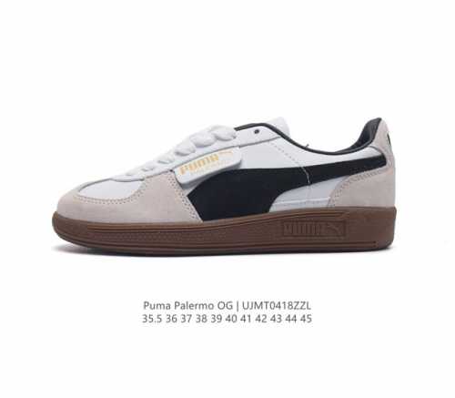彪马puma Palermo Og 防滑耐磨低帮德训板鞋 男女同款运动鞋，Army Trainer Og休闲鞋沿用德训鞋经典外观 鞋身和鞋舌分别添加了品牌标志性