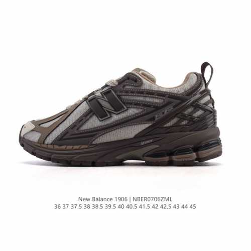 公司级 新百伦 New Balance M1906系列 复古运动鞋单品宝藏老爹鞋款。作为Nb最经典的档案鞋型之一，与 2一样，1906有着Nb最成熟的技术加持和