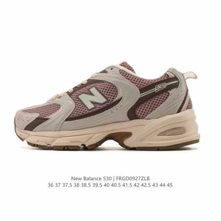真标 新百伦 Nb530 New Balance 530 复跑古鞋 厚底增高老爹鞋 缓震运动慢跑鞋。Nb530这鞋双确实是Nb家经复典古款式之一，以全科新技诠释 - 点击图像关闭