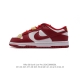 公司级婚鞋 囍盒 中国结 新年红鞋子“年底将至喜事连连”耐克 Nike Dunk Low 运动鞋复古滑板鞋。尽情迈步，彰显个性风采。采用天然皮革，经久耐穿，塑就