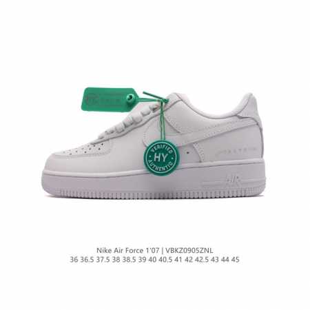 公司级 附赠送logo清洁刷 Af1耐克 Nike Air Force 1 ‘07 Low 空军一号厚底增高百搭休闲运动板鞋 原楦头原纸板 打造纯正空军版型，专 - 点击图像关闭