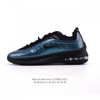 耐克 Nike Air Max Axis 男子运动鞋气垫缓震轻便休闲运动跑步网面透气舒适日常慢跑鞋，时尚的无缝覆面和透气网眼布演绎时尚外观。流线型中底和独特后跟