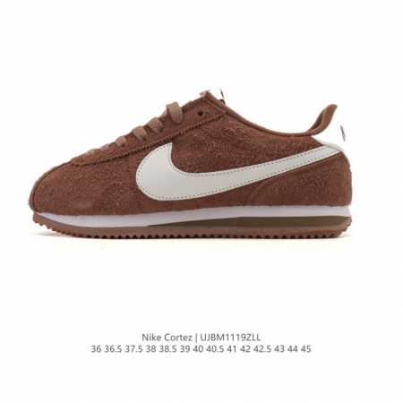 Nike Classic Cortez Nylon 耐克阿甘鞋男女子运动鞋。秉承元年款经典风格，糅合防水鞋面设计，令双足保持干爽舒适。防水锦纶鞋面强势抵御风雨侵 - 点击图像关闭