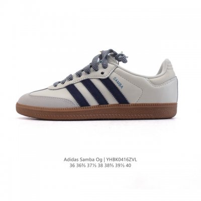 阿迪达斯 德训鞋 Adidas Originals Samba Og Shoes 经典运动鞋小白鞋 T头鞋 女士板鞋 彰显休闲摩登风情的时尚经典鞋。它诞生于50