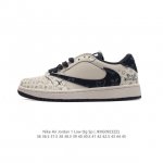 真标 耐克 Nike Air Jordan 1 Low Og Sp Military Blue Aj1乔1 倒勾 路易威登联名 低帮篮球鞋 Aj1 乔丹1代 A