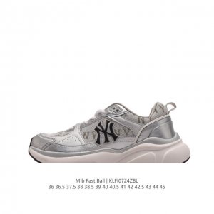 Mlb Fast Ball Classic Monogram 24Ss 纽约洋基队运动鞋 网红休闲跑鞋 独特时尚风格 厚底增高老爹鞋 货号：3Arnfsb4N