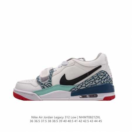 耐克 Aj 乔丹 Air Jordan Legacy 312 低帮运动鞋 Aj312 乔312百搭篮球鞋 酷炫混搭，谁人不爱？Air Jordan Legacy - 点击图像关闭