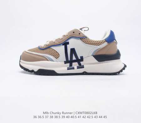 【真标】全新2023春夏鞋款，NY美国榄球洋基队New York Yankees x MLB Chunky Runner Liner 莱纳系列低帮厚底老爹风透气 - 点击图像关闭
