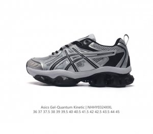 Asics 亚瑟士 Gel-Quantum Kinetic 男女士复古休闲运动鞋厚底增高老爹鞋 Asics Gel-Quantum Kinetic 运动鞋 网眼