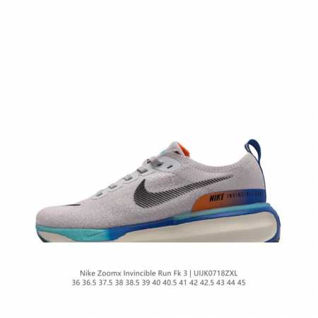 耐克 Nike Zoomx Invincible Run Fk 3 机能风格运动鞋 厚底增高老爹鞋。最新一代的invincible 第三代来了！首先鞋面采用的是 - 点击图像关闭