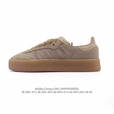 adidas 阿迪达斯 男女款运动鞋 三叶草Samba Velentine 休闲鞋 德训鞋 复古板鞋经典运动鞋。一款阿迪达斯的Samba面包鞋，该鞋具有厚实的用 - 点击图像关闭