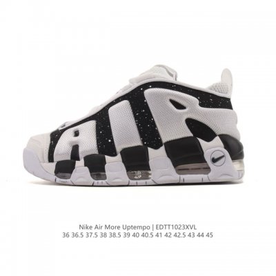 公司级 耐克 Nike Air More Uptempo '96 皮蓬全掌气垫男女子运动鞋厚底增高缓震慢跑鞋。续写 20 世纪 80 年代和 90 年代篮球运动