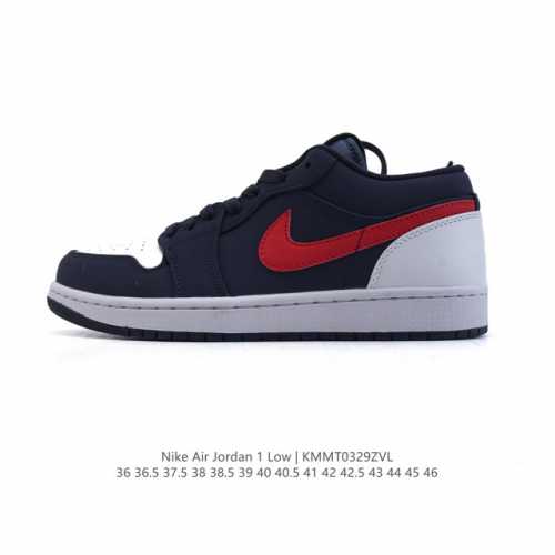 耐克 乔丹Air Jordan 1 Low Aj1 乔1 乔丹1代Aj1 低帮复古文化休闲运动篮球鞋。该鞋款从 1985 年元年款汲取设计灵感，焕新演绎简约经典